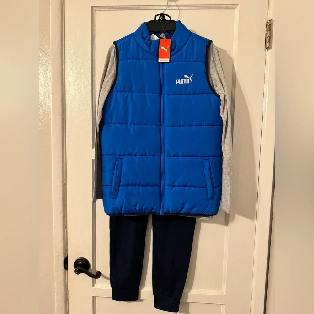 PUMA Youth 3 piece track set Sz Large retail $80